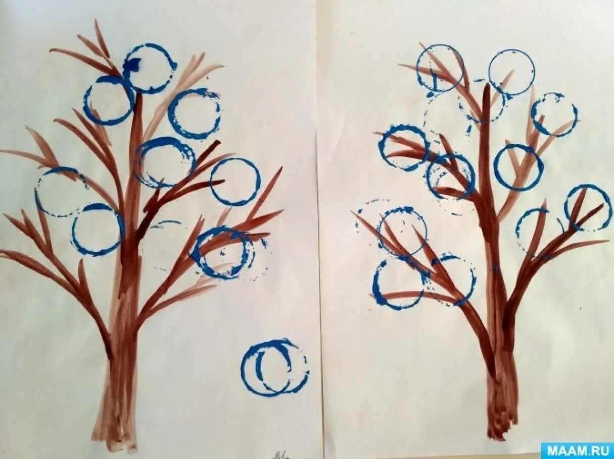 Деревья в снегу вторая младшая. Рисование дерева в младшей группе. Рисование дерева во второй младшей группе. Рисование дерево 2 младшая группа. Рисование зимнее дерево 2 младшая группа.