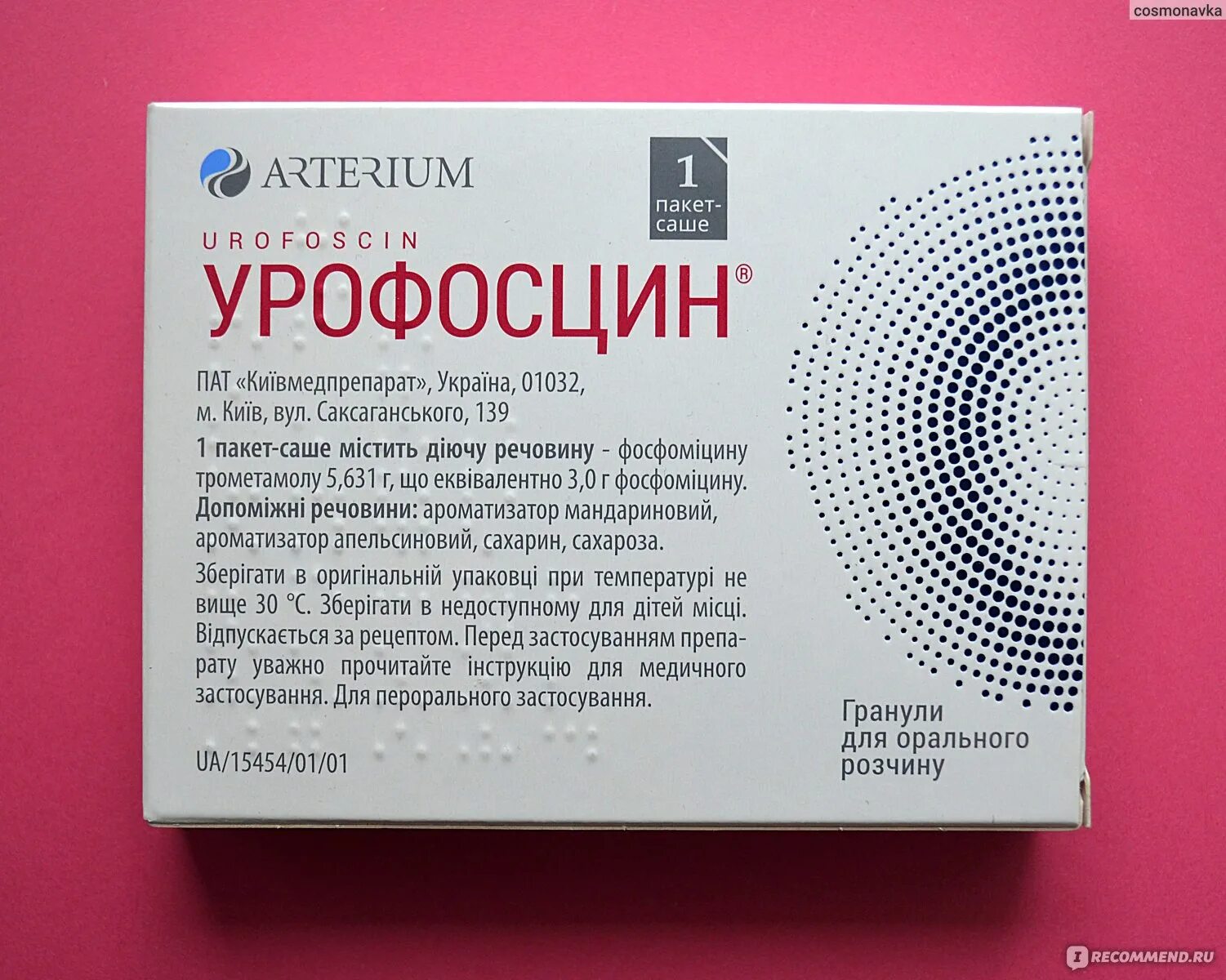 Уроантисептики при цистите