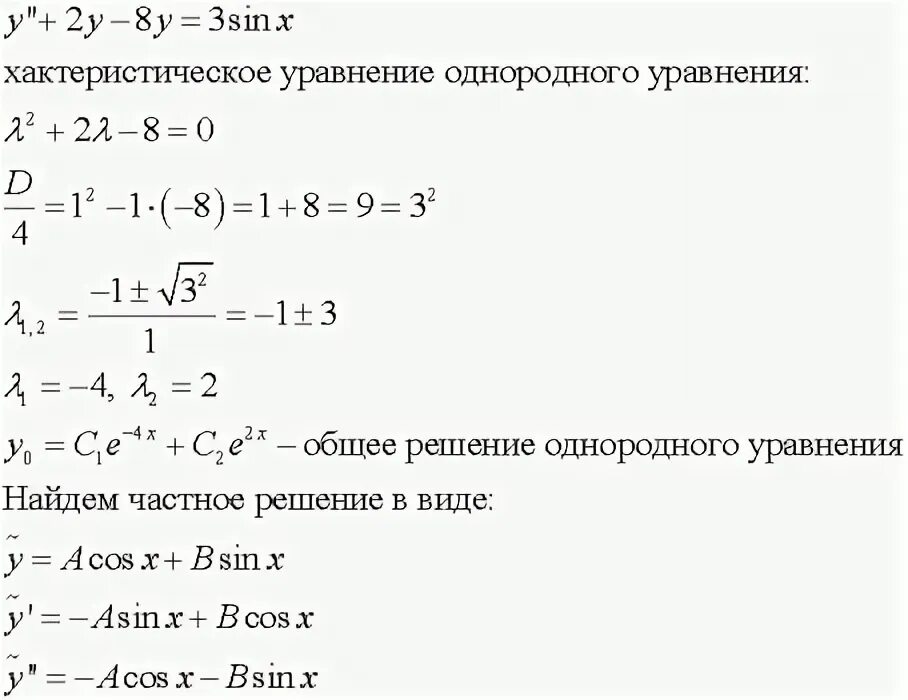 Общее решение уравнения y'=1+y^2. Общее решение при заданных условиях.