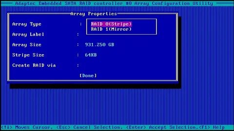 Array properties