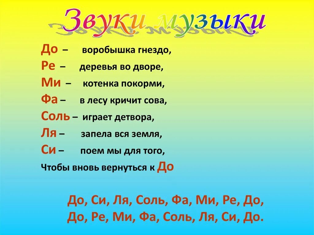 Распевка до ре ми