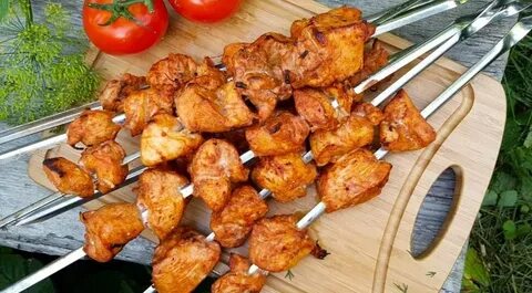 Шашлык из курицы рецепт на мангале маринад