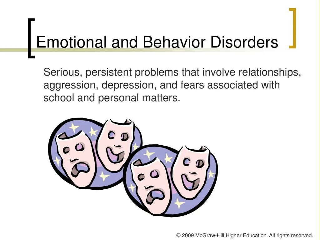 Being and behaviour. Emotional and behavioral disorders. behavior and behaviour.