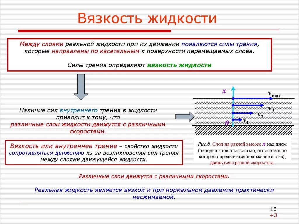 Вязкость характеризуется. Вязкость среды формула. Вязкость формула физика. Динамическая вязкость ньютоновской жидкости. Физические основы вязкости.