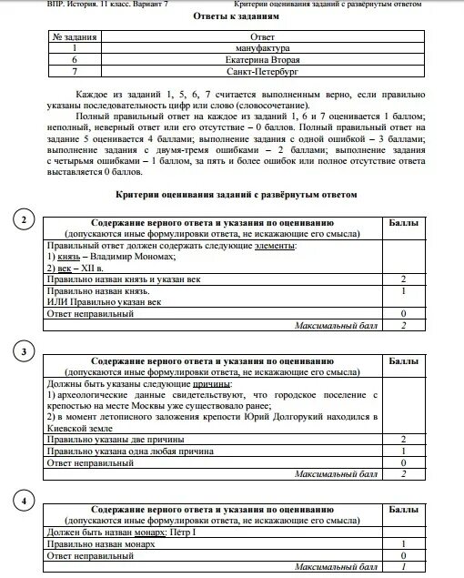 ответы демоверсия