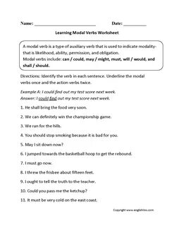 May might worksheets