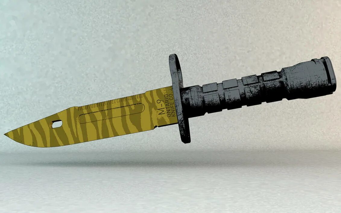 Сделать нож из стендофа. M9 bayonet tiger tooth. м9 байонет tiger. штык нож м9 армейский. м9 байонет дамасская сталь.