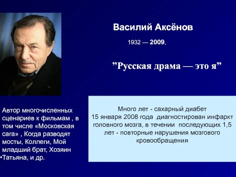 Личная жизнь василия аксенова