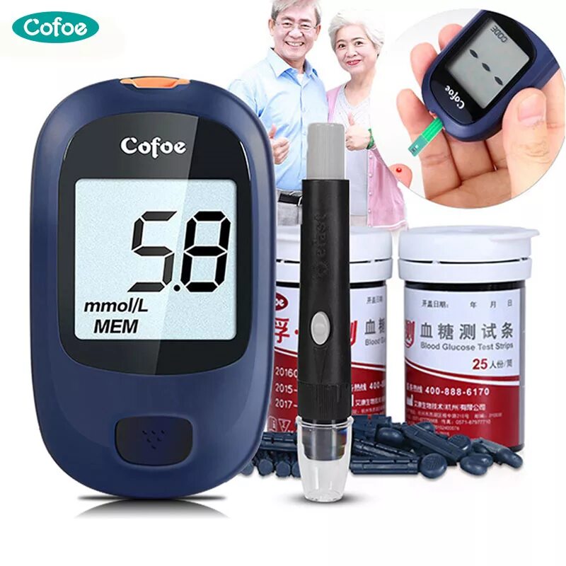 Cofoe глюкометр. Аппарат для измерения сахара диабетиков измеритель. Глюкометр High Sugar. Штука для измерения сахара.