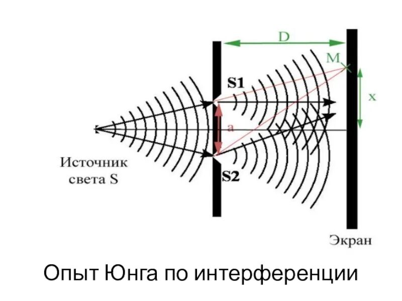 Схема Юнга интерференция. Схема опыта Юнга. Опыт Юнга по дифракции света. Опыт юнга по интерференции