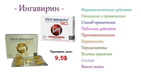 Ингавирин сколько раз