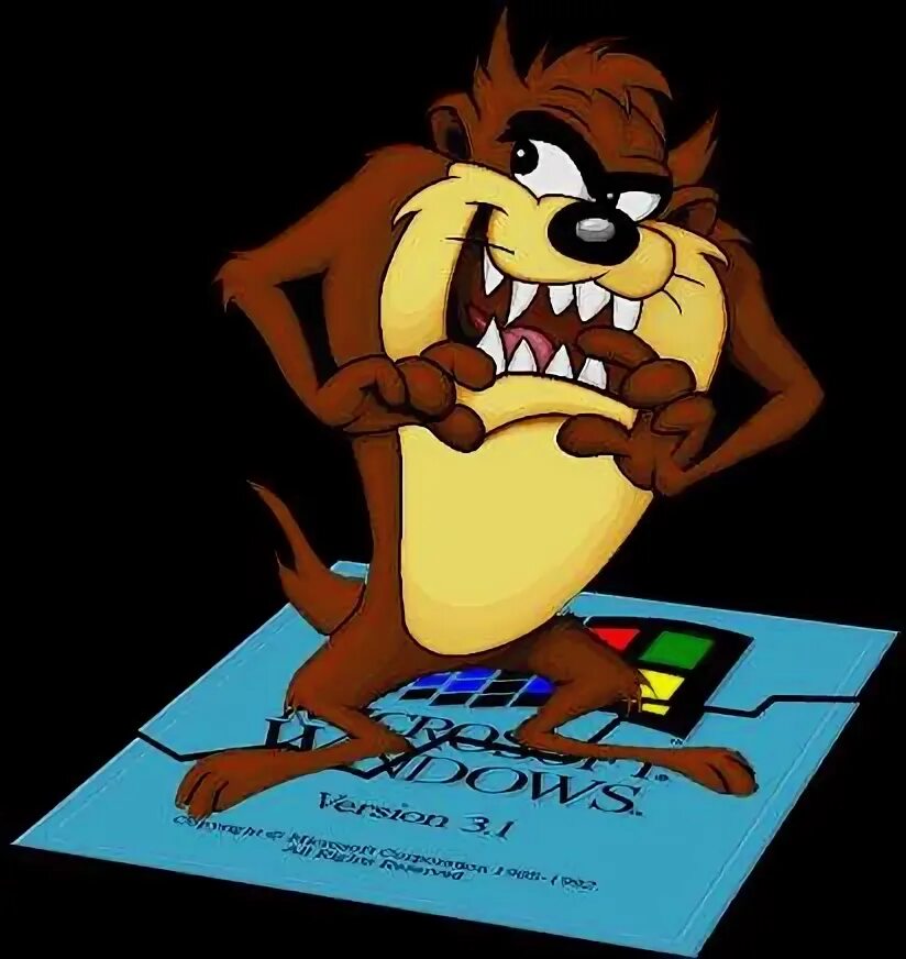 Windows devil. Windows devil