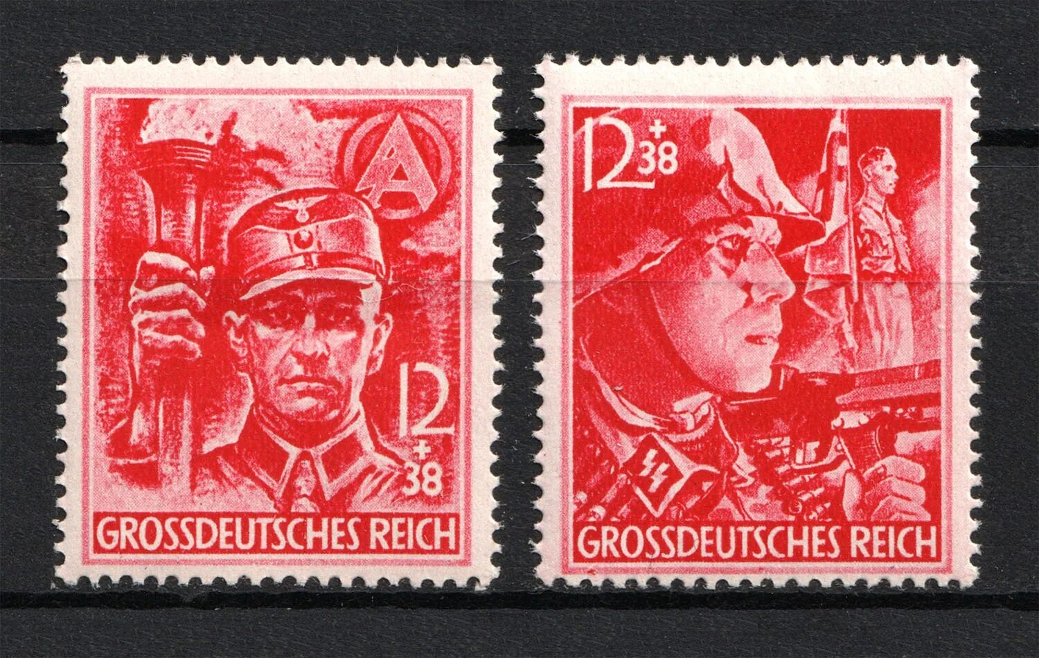 Почтовые марки третьего рейха Grossdeutsches Reich. Монеты 1945 Рейх. Марки 3 рейха 1945. Фашистские марки