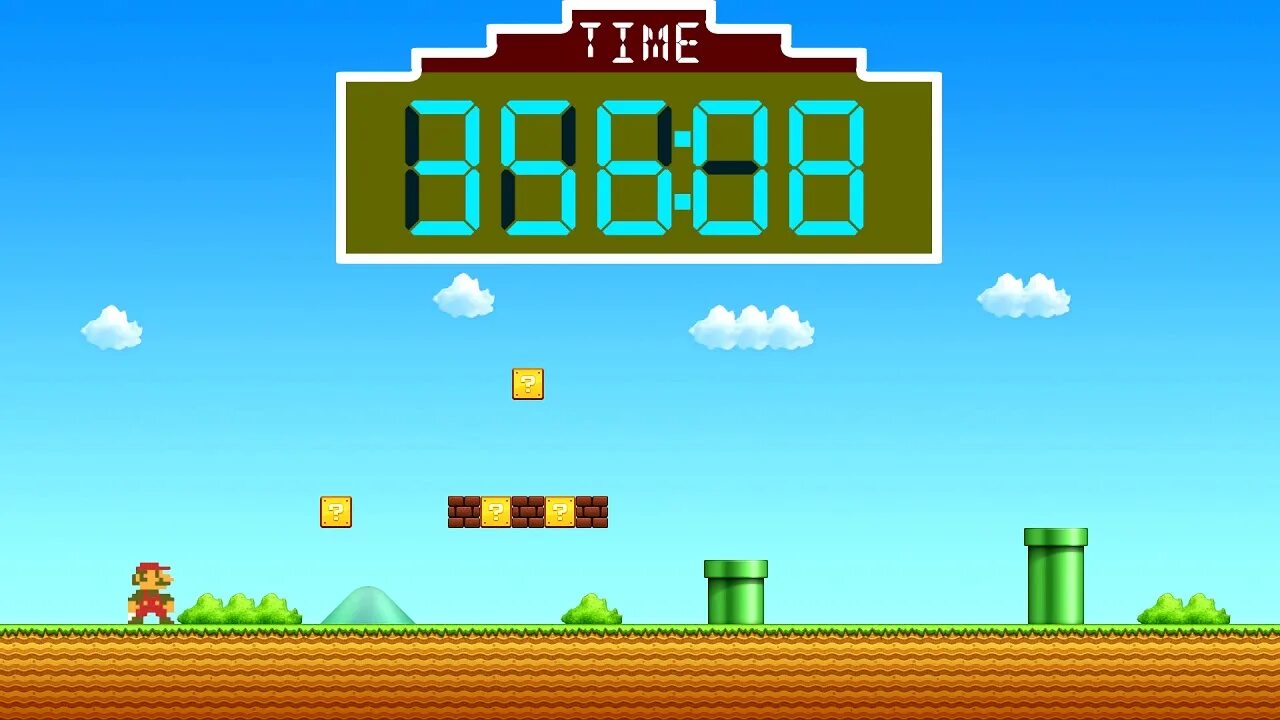 Mario bros theme. 600 Seconds. Nostalgia game. 100 Seconds JHCK. All Nostalgia games.