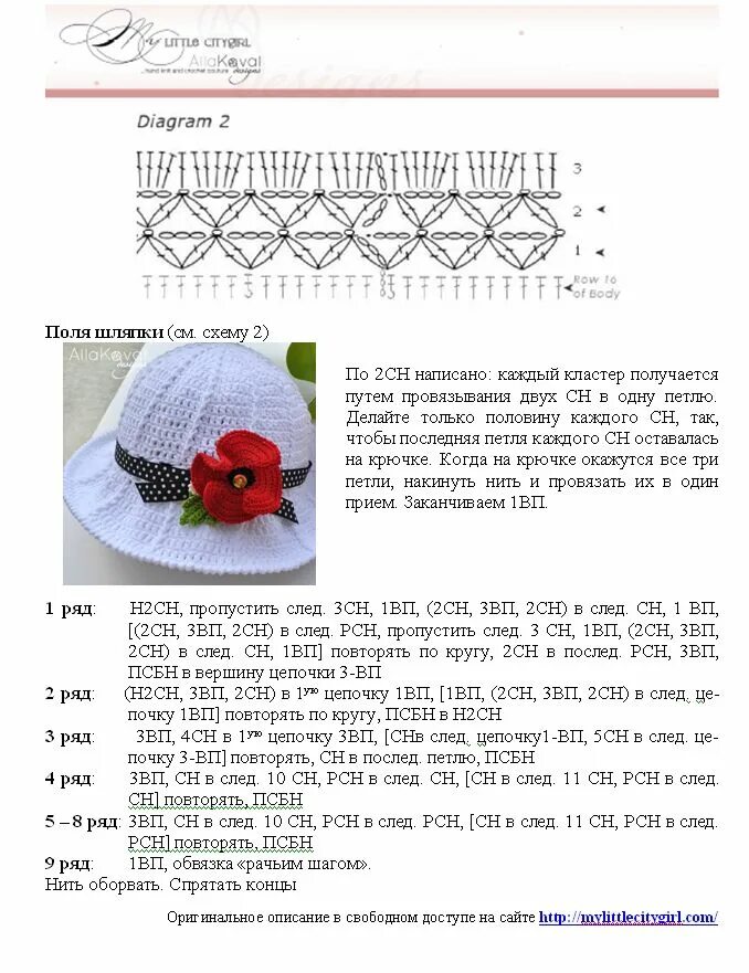 Вязаные детские панамки крючком со схемами и описанием. Шляпа для девочки крючком схема и описание. Вязаные детские шляпки крючком со схемами и описанием. Шляпки для девочек крючком со схемами и описанием вязание. Шляпка для женщины крючком со схемой