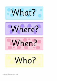 Вопросы when where