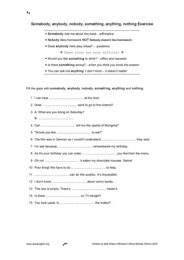 Somebody anybody Nobody something anything nothing. Something Somebody anything anybody Worksheets. Somebody anybody Nobody something anything nothing exercises. Somebody anybody Nobody Worksheets.