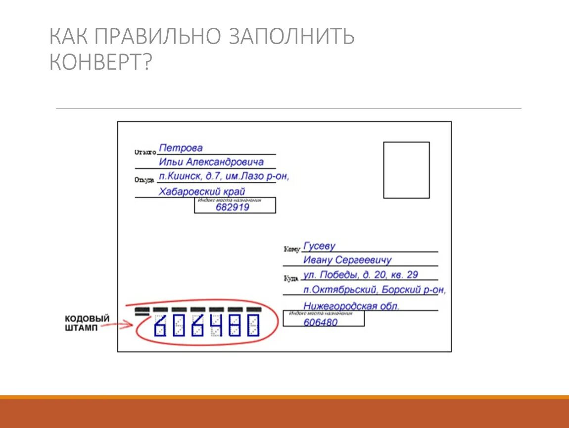 По какому почтовому адресу отправить письмо. Пример заполнения письма. Как правильно заполнить конверт. Порядок заполнения конверта. Как заполнить конверт для письма.