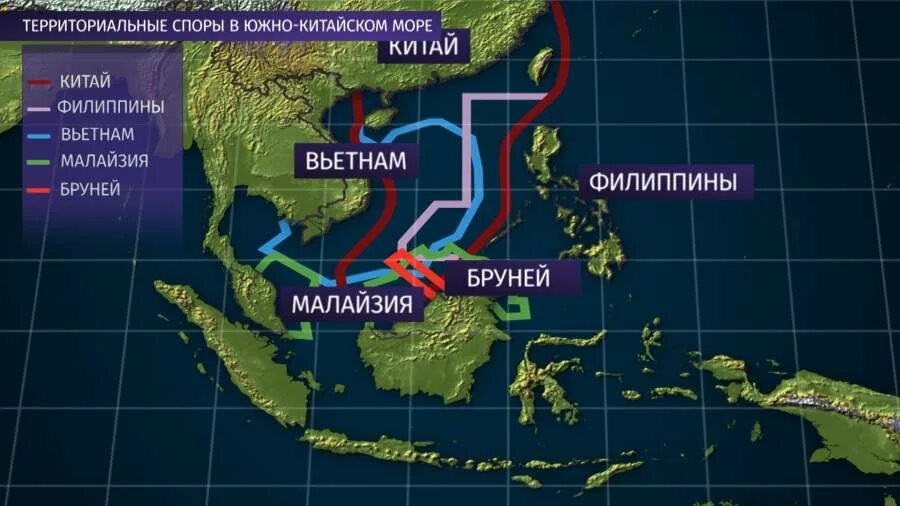 Территориальные споры японии. Территориальный спор в Южно-китайском море. КНР И споры в Южно-китайском море. Спорные территории в Южно китайском море. Территориальные споры.