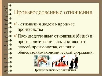 Анализ производственных отношений