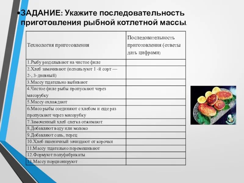 Составьте технологическую схему приготовления котлетной массы Приготовление мясной котлетной массы и полуфабрикатов из неё презентация онлай