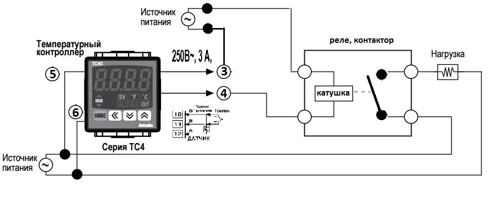 Как подключить контроллер температуры. Температурный контроллер tc4s-14r. термоконтроллер аутоникс tc4s. схема подключения температурного контроллера. пид-регулятор температуры схема.