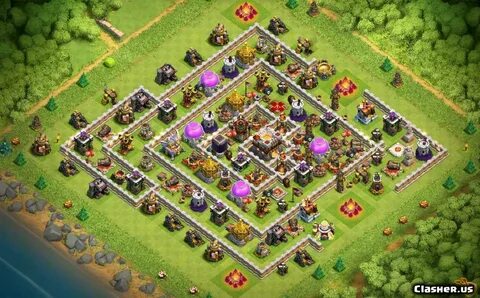 Town Hall 11 TH11 war base & legend league With Link 9-2019 - War.