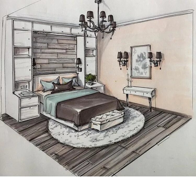Стилизация интерьера. Стиль комнаты рисунок. Скетч фронтальная перспектива. Наброски интерьера. Скетч набросок интерьер.