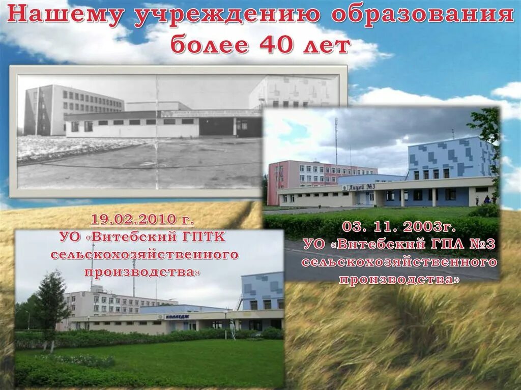 Витебский аграрный колледж. Витебский аграрный колледж