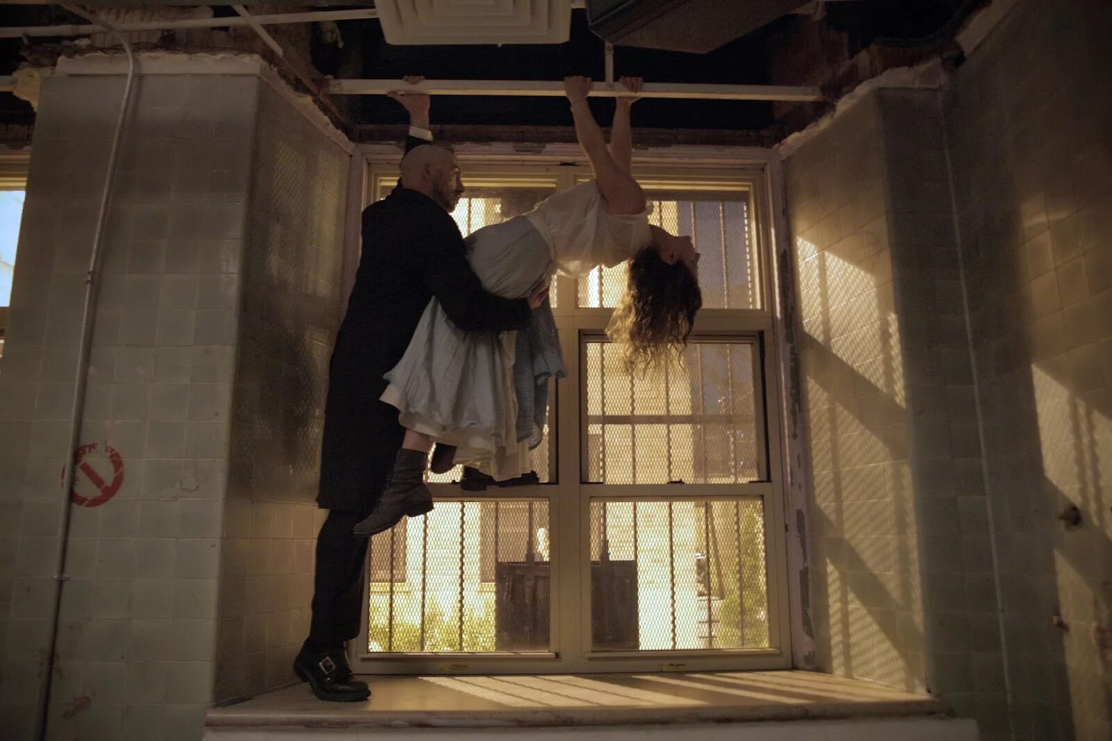 Falling her