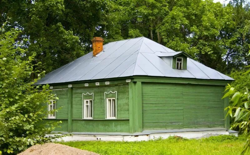 © Фотографии Уильяма Брумфилда. Деревянный флигель. Усадьба Достоевских Даровое.