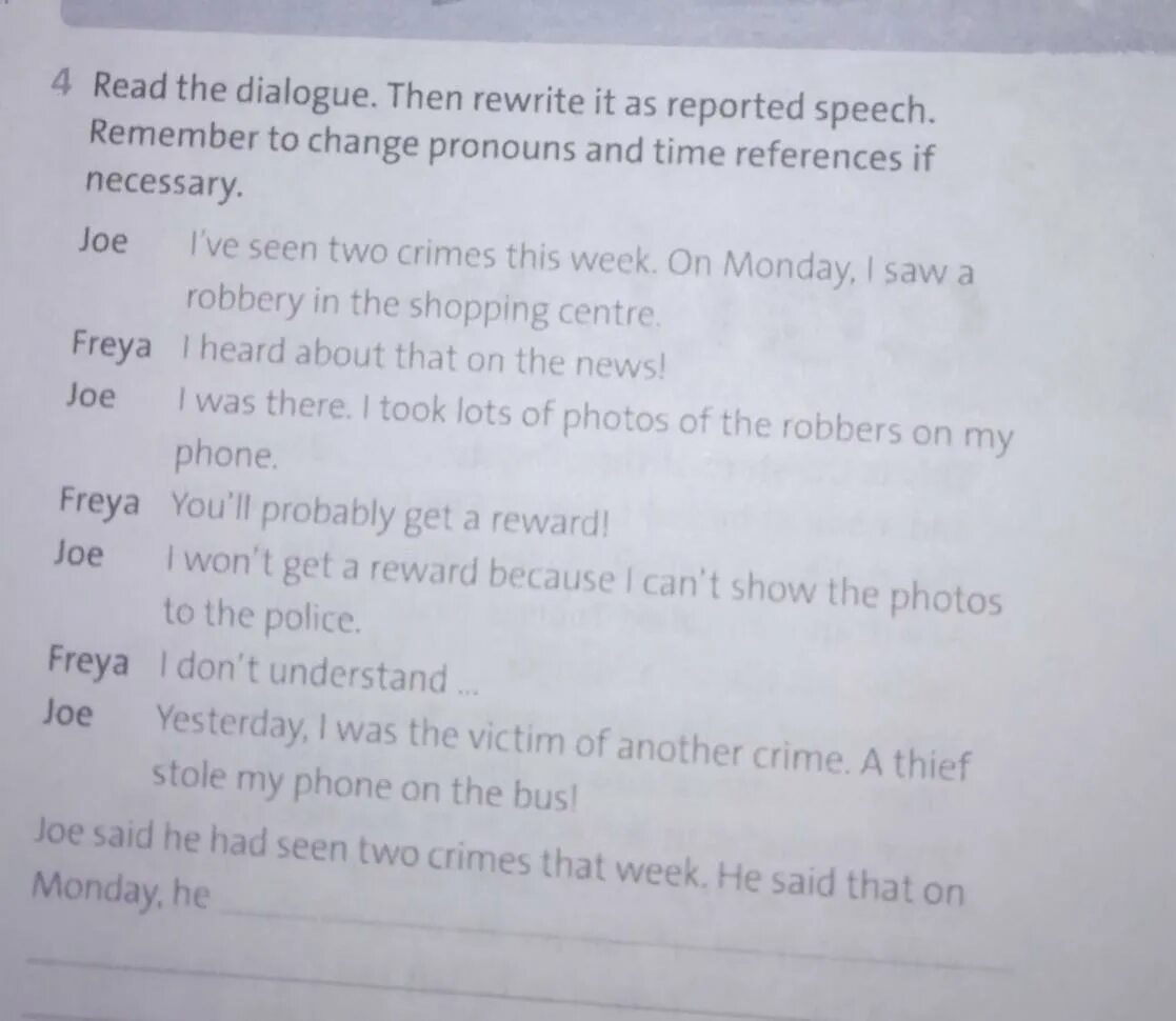 Rewrite the following statements in reported speech. Reported Speech pronouns. Reported Speech Dialogue. Reported Speech pronouns changes. Reported Speech changes in pronouns.