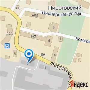 Пироговский фабричная 1