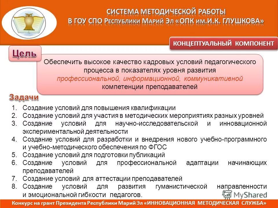 цель работы колледжа