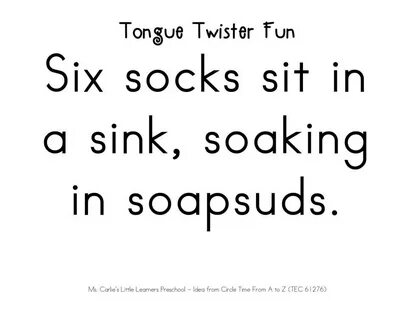 Wordwall tongue twisters