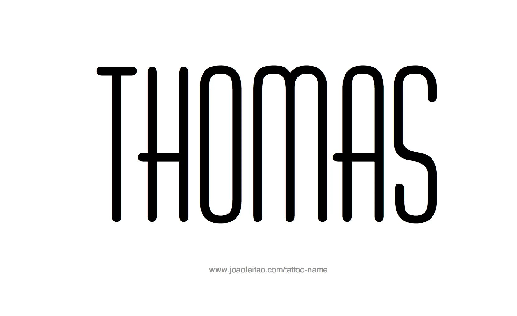 Thomas имя.