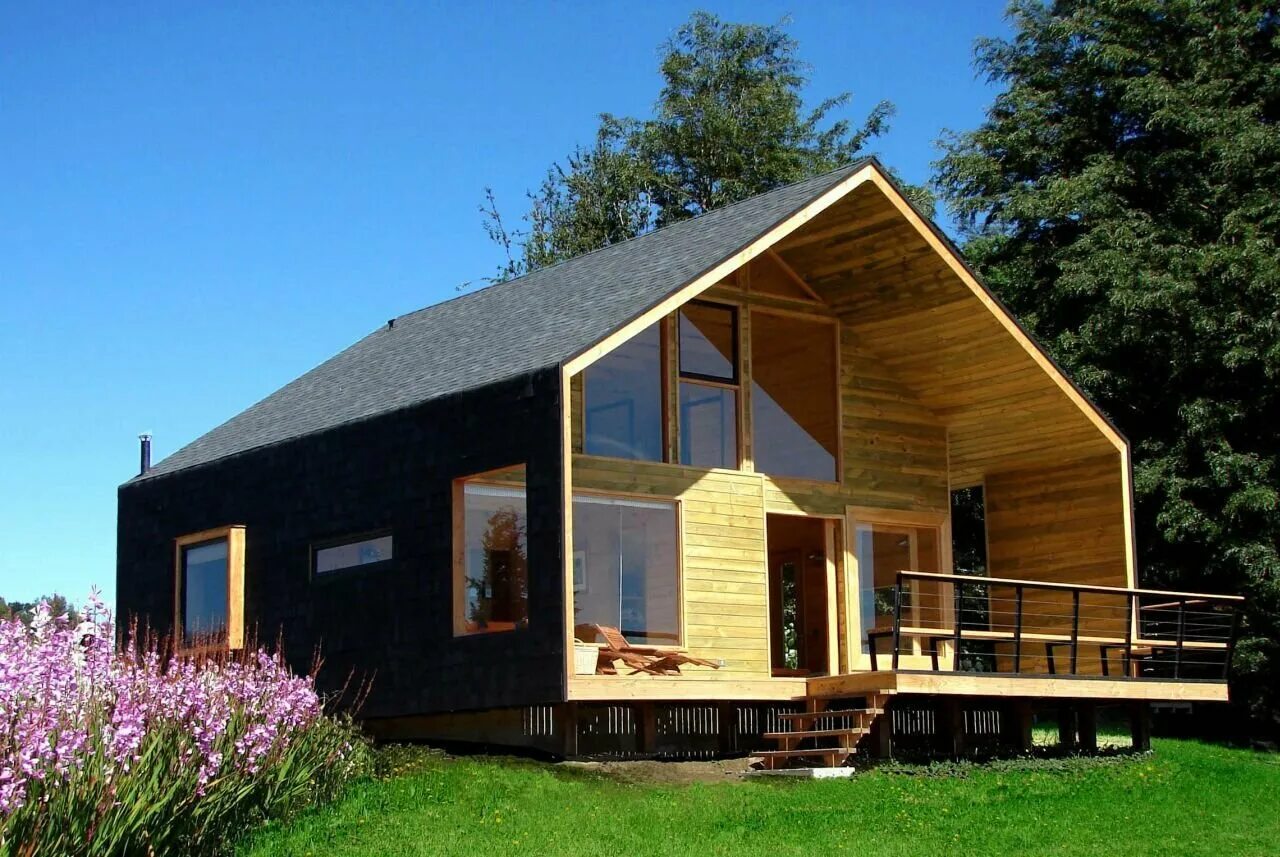 Экодом модульный. Каркасный тини хаус. Красивый фасад дома. Небольшой каркасный дом. Фасад деревянного дома.