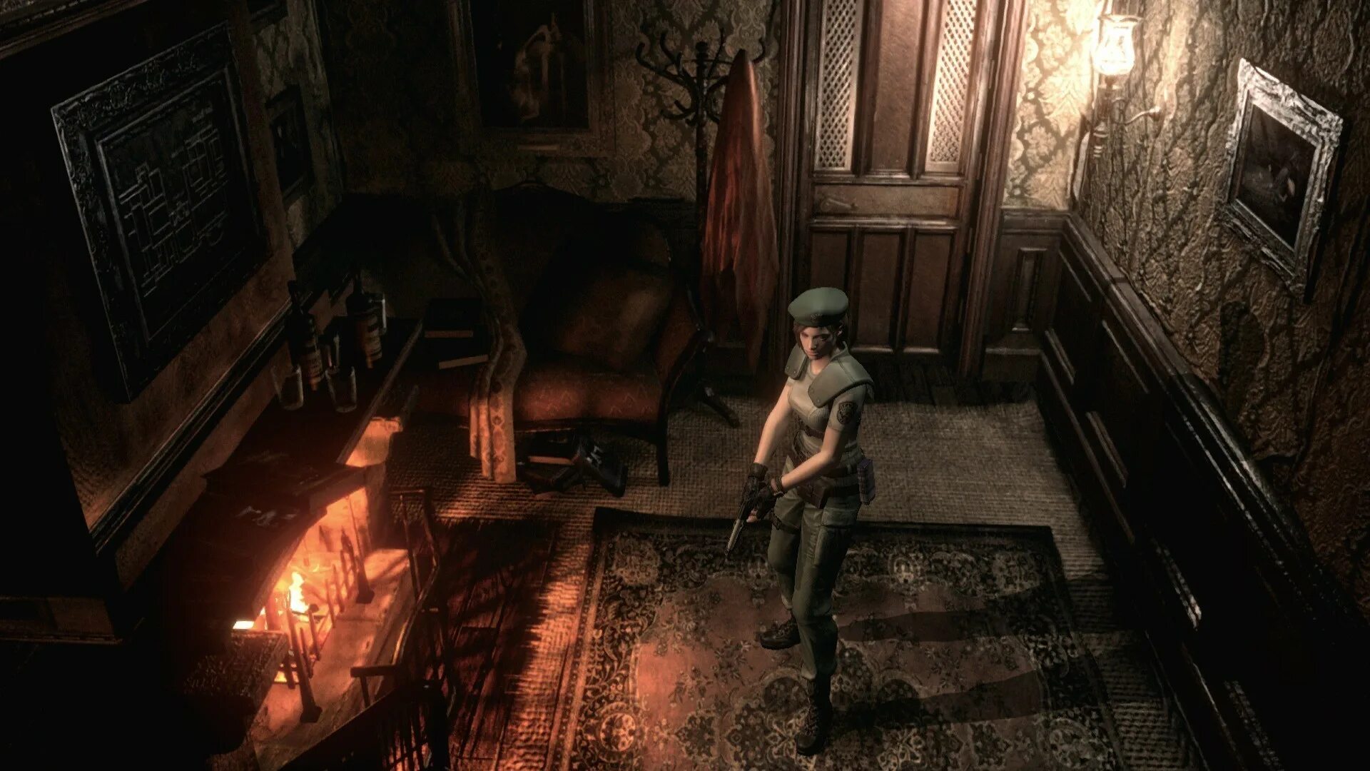 Хоррор игры на одном пк. Resident Evil 1 Remake.