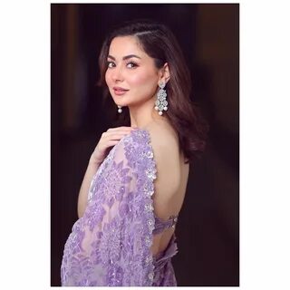 Hania amir in saree