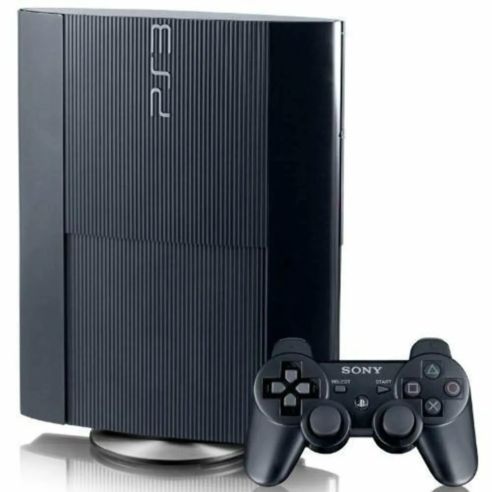 Sony playstation 3 характеристики. Sony PLAYSTATION 3. PLAYSTATION 3 super Slim. Ps3 super Slim 12gb. Сони плайстатион 3 супер слим.