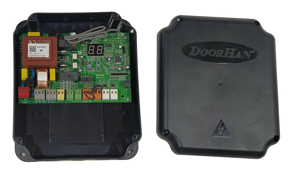 Блок управления приводом распашных ворот. Doorhan pcb-sw. блок управления pcb-sw для распашных приводов (doorhan), pcb-sw. блок управления doorhan pcb-sw. блок управления sw-mini для распашных приводов (doorhan) (плата+корпус).