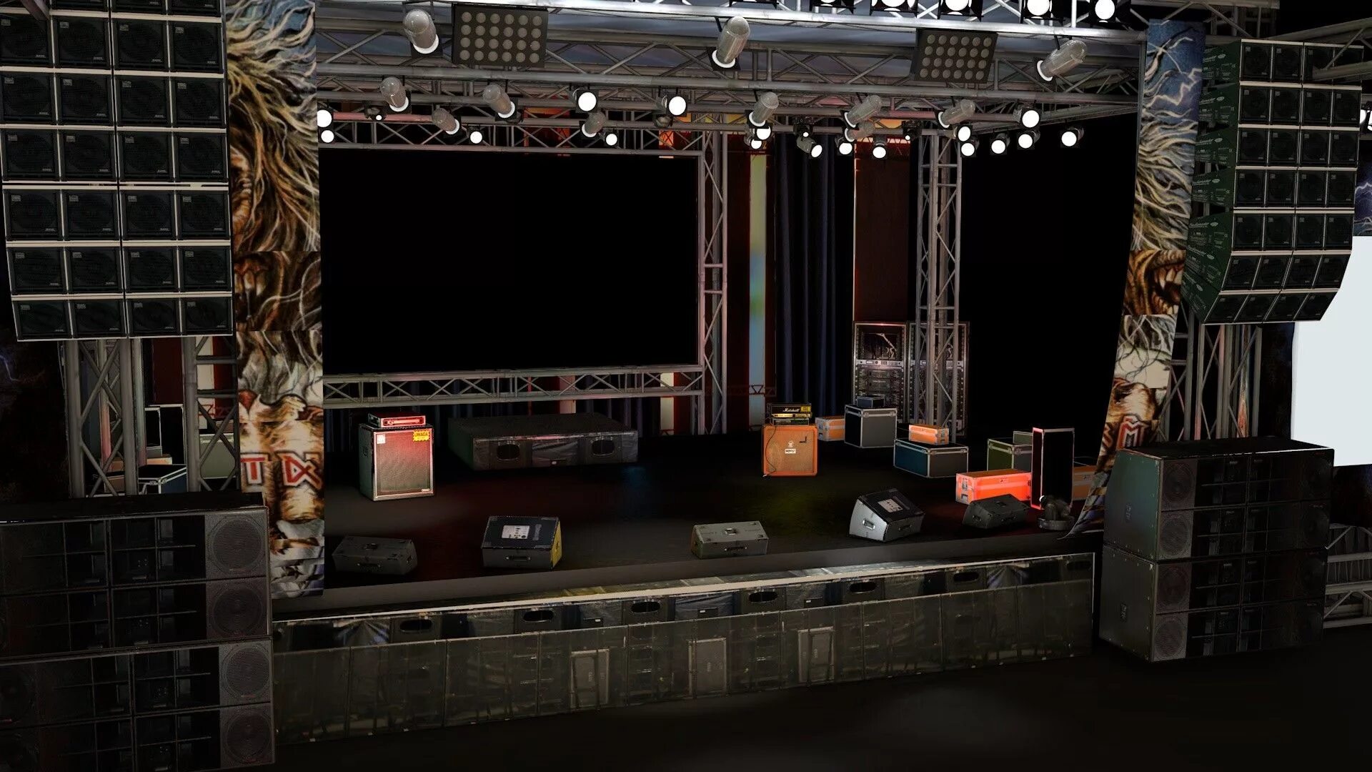 Stage models. Модель concert stage. concert stage 3d model. cinema 4d сцены. сцены в синема 4д.