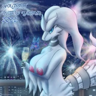 reshiram, tagme, big breasts, female, nipples, pokemon.