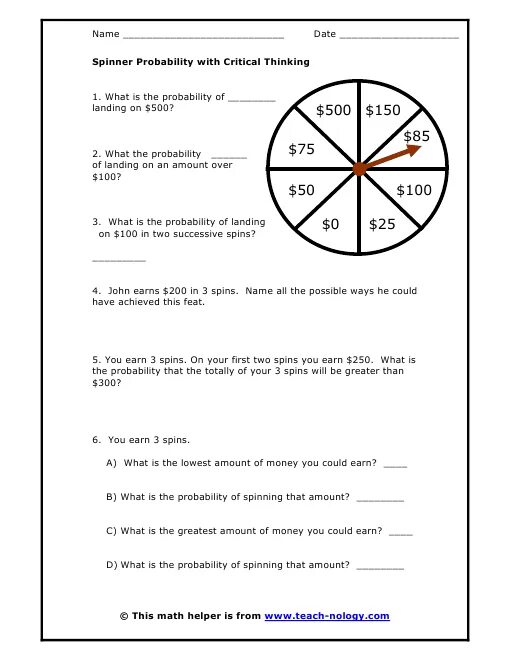 Spin names. Probability Worksheet. Critical thinking Worksheet. Probability Worksheet Grade 5. Probability in Maths.