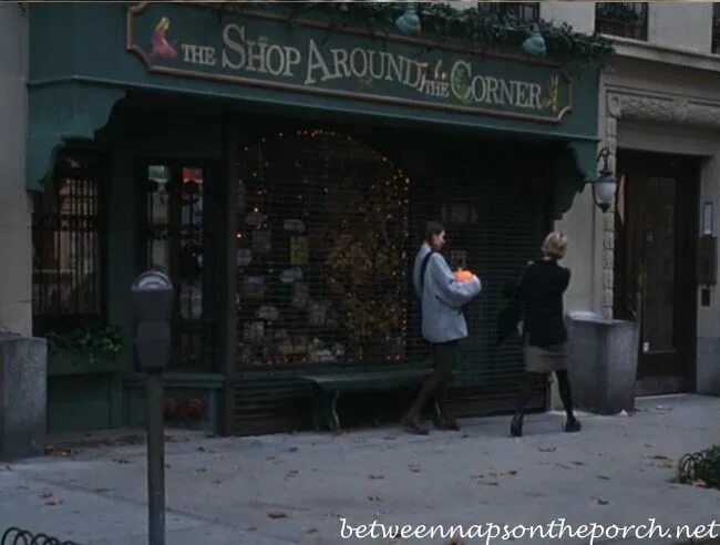 That me in the corner. The shop around the Corner. Shop around. You've got mail. Around the Corner from.