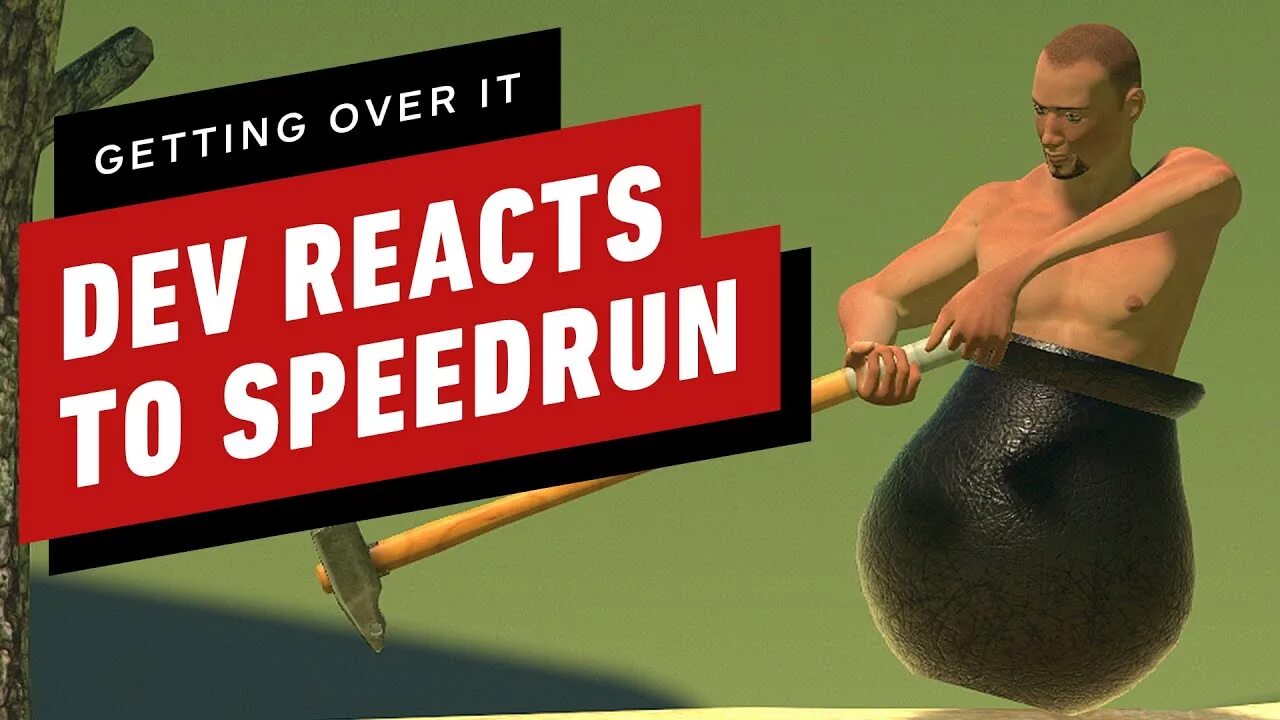 Getting over it спидран. Спидран гетинг ОВКР ИТ. Getting over it Speedrun. Getting over it with Bennett Foddy СПИД РАН.