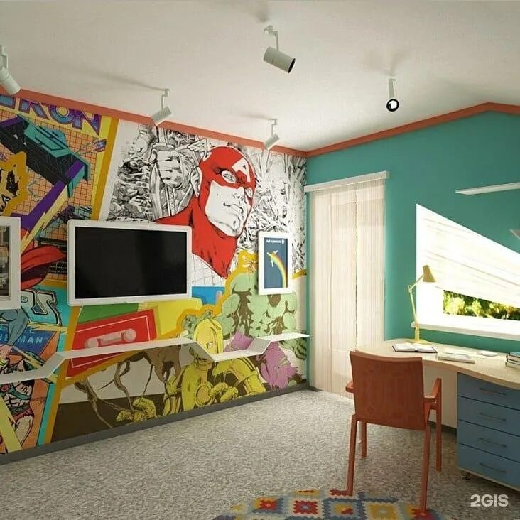 Разрисованные стены в комнате. Настенная роспись. Расписная стена в комнате. Расписная стена в комнате. Расписная стена в комнате.