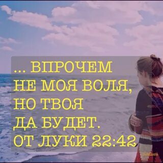 Не я но воля твоя