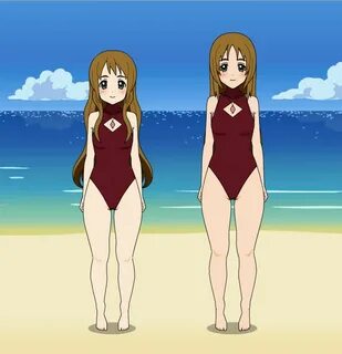 Girl breast animation