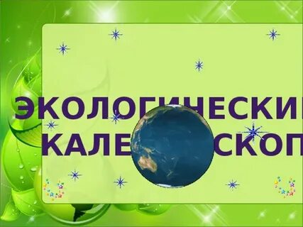 Экологический калейдоскоп